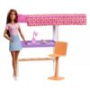 Barbie baba szobával játékszett – hálószoba