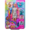 Barbie baba játékszett – Varázslatos frizurák kiegészítőkkel