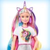 Barbie baba játékszett – Varázslatos frizurák kiegészítőkkel