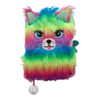 Cica 3D szőrmés napló lakattal A5 – Rainbow Cat