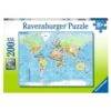 Ravensburger 200 db-os puzzle XXL – Világtérkép