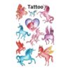 Unikornisos tetoválás matrica – Avery