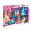 Disney hercegnők puzzle 104 db-os Clementoni 3D Vision
