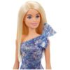 Barbie baba csillogó kék party ruhában