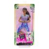 Barbie Hajlékony jógababa – Néger baba kék ruhában