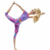 Barbie – Hajlékony jógababa lila ruhában