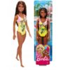 Beach Barbie – Barbie baba sárga virágos fürdőruhában