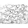 Baby Shark 60 db-os színezhető kétoldalas puzzle- Clementoni