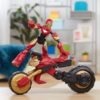 Marvel Avengers Bend and Flex Rider figura járművel – Iron Man