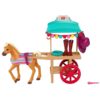 Szilaj Karneváli pavilon pónival játékszett – lovas felszereléseket szállító kocsi