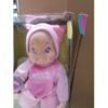 Mini Kiss puszi adó baba rózsaszín ruhában – Sérült csomagolás