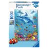 Ravensburger puzzle 100 db-os XXL – Delfinek