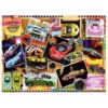 Ravensburger puzzle 100 db-os XXL – Autós bélyegek