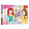 Disney Hercegnők csillám puzzle 100 db-os Trefl – Belle és Ariel
