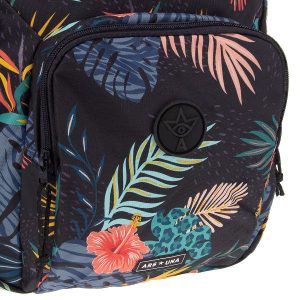 Ars Una iskolatáska, hátizsák virágos – Aloha Night