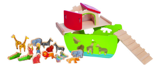 Eichhorn Fa játékszett – Noé bárkája állat figurákkal