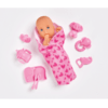 Steffi Love New Born Baby játékszett – rózsaszín