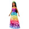 Barbie Dreamtopia hercegnő baba szivárvány ruhával