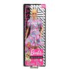 Barbie Fashionistas baba kopasz fejjel, virágos ruhában – 150-es