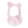 Puha, szőrmés fülmelegítő flitterekkel – Rózsaszín cica