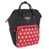 Minnie 2in1 hátizsák piros-fekete