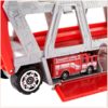 Matchbox tűzoltósági szállító kamion kiegészítőkkel
