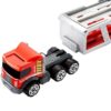 Matchbox tűzoltósági szállító kamion kiegészítőkkel