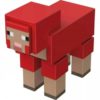 Minecraft figura – Vörös bárány