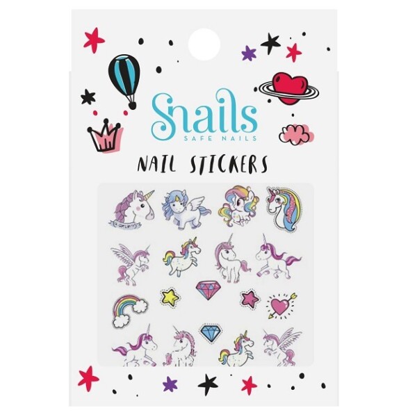 Snails unikornisos körömmatrica