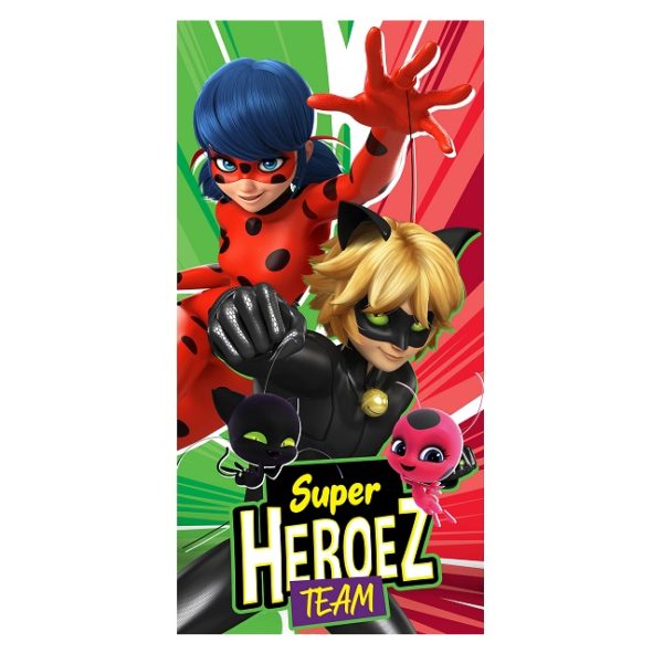 Miraculous strandtörölköző - Super Heroez Team