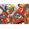 Hupikék törpikék puzzle 2×60 db-os Clementoni Supercolor