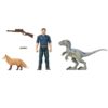 Jurassic World 3 Világuralom dinó és játékfigura szett – Owen és Velociraptor Beta