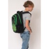 Budmil design iskolatáska, hátizsák – Green Pixel