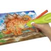 Dínós színező készlet táskában festékszóró tollal – DinosArt
