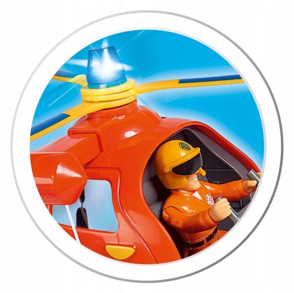 Sam, a tűzoltó – Wallaby helikopter Tom figurával