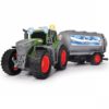 Dickie – Fendt zöld traktor tejszállító kocsival 26 cm