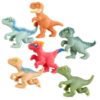 Goo Jit Zu Jurassic World nyújtható dinoszaurusz mini figurák – 6 db- os szett