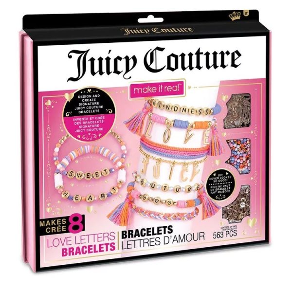 Make It Real Juicy Couture karkötőkészítő szett – Szerelmes levelek
