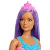 Barbie Dreamtopia: Lila hajú hercegnő baba