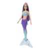 Barbie Dreamtopia sellő baba – lila/kék uszonnyal
