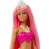 Barbie Dreamtopia sellő baba – rózsaszín/sárga uszonnyal