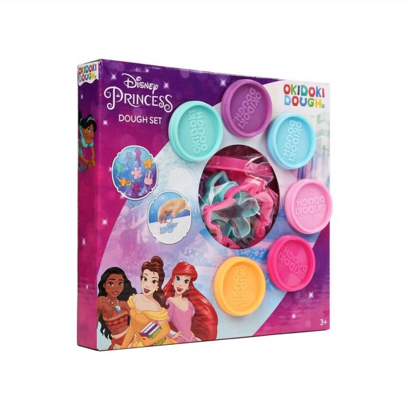 Disney hercegnők gyurma készlet 6 színű – formák