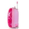 HEYS 2 kerekű ABS bőrönd – Pink leopárd mintás