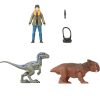 Jurassic World 3 Világuralom dinó és játékfigura szett – Maisie és Velociraptor ‘Beta’