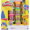 Play-Doh tégelyes gyurma party szett 12 db-os