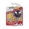 Pokémon figura szett 3 db-os – Pikachu, Teddiursa, Castly