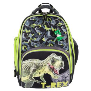 Dinoszauruszos ergonomikus iskolatáska, hátizsák T-REX – Bambino
