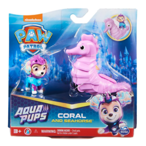 Mancs őrjárat Aqua Pups – Coral figura csikóhallal