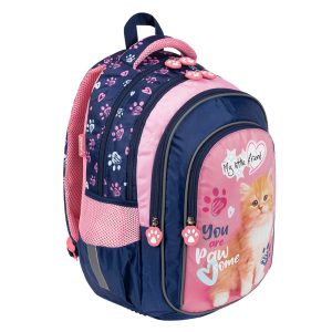 My Little Friend cicás iskolatáska, hátizsák SZETT – Ginger Kitty