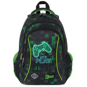 St. Right ergonomikus iskolatáska, hátizsák 39 cm – Dark Game